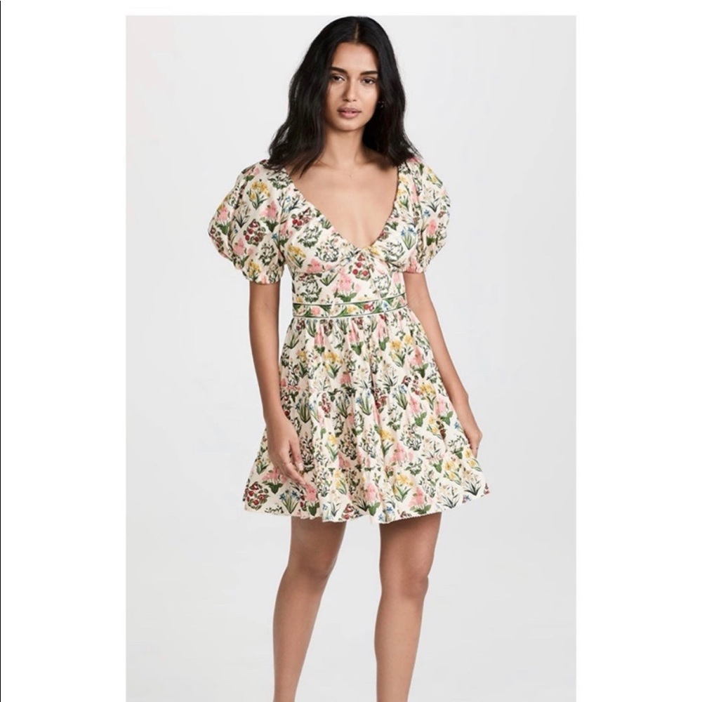 Agua by Agua Bendita Manazanilla Magdalena Amanecer MIni Dress